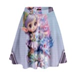 Christmas elf High Waist Skirt