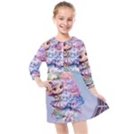 Christmas elf Kids  Quarter Sleeve Shirt Dress