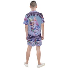 Men s Mesh T-Shirt and Shorts Set 