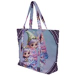 Christmas elf Zip Up Canvas Bag