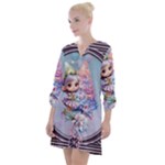 Christmas elf Open Neck Shift Dress