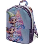 Christmas elf Zip Up Backpack