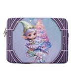 Christmas elf 14  Vertical Laptop Sleeve Case With Pocket