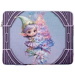 Christmas elf 17  Vertical Laptop Sleeve Case With Pocket