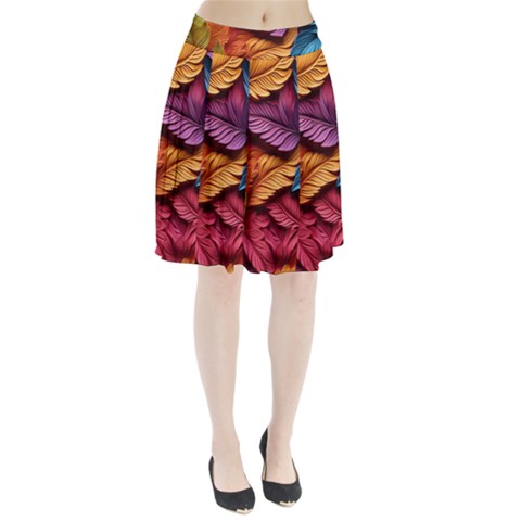 Autumn Pleated Skirt from ArtsNow.com