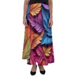 Autumn Flared Maxi Skirt