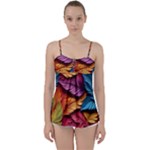 Autumn Babydoll Tankini Top