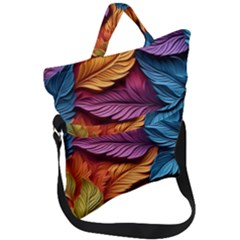 Fold Over Handle Tote Bag 