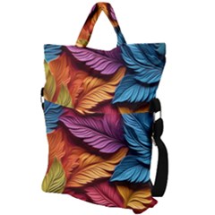 Fold Over Handle Tote Bag 