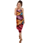 Autumn Waist Tie Cover Up Chiffon Dress