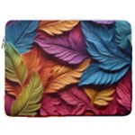 Autumn 17  Vertical Laptop Sleeve Case With Pocket