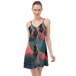 Astronaut Moon Space Nasa Planet Summer Time Chiffon Dress