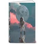 Astronaut Moon Space Nasa Planet 8  x 10  Softcover Notebook