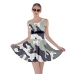 Camo Army Black White Skater Dress