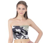 Camo Army Black White Tube Top