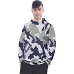 Camo Army Black White Men s Pullover Hoodie