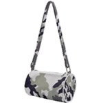 Camo Army Black White Mini Cylinder Bag