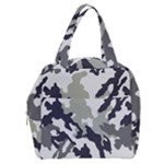 Camo Army Black White Boxy Hand Bag