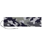 Camo Army Black White Roll Up Canvas Pencil Holder (L)