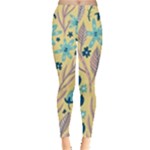 Plants Art Motif Flowers Everyday Leggings 