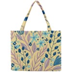 Plants Art Motif Flowers Mini Tote Bag