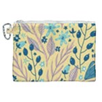 Plants Art Motif Flowers Canvas Cosmetic Bag (XL)