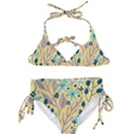 Plants Art Motif Flowers Kids  Classic Bikini Set