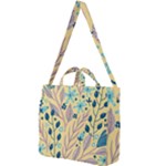 Plants Art Motif Flowers Square Shoulder Tote Bag