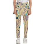 Plants Art Motif Flowers Kids  Skirted Pants