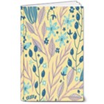 Plants Art Motif Flowers 8  x 10  Softcover Notebook