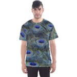 Peacock Feathers Details Men s Sport Mesh T-Shirt