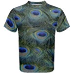 Peacock Feathers Details Men s Cotton T-Shirt