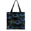 Zipper Grocery Tote Bag 