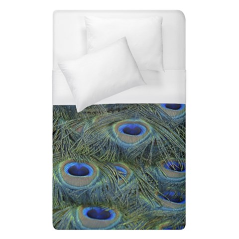 Peacock Feathers Details Duvet Cover (Single Size) from ArtsNow.com