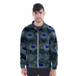 Peacock Feathers Details Men s Windbreaker