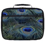 Peacock Feathers Details Full Print Lunch Bag