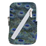 Peacock Feathers Details Belt Pouch Bag (Small)