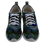 Peacock Feathers Details Women Athletic Shoes