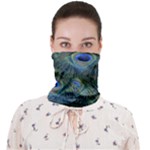 Peacock Feathers Details Face Covering Bandana (Adult)