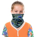 Peacock Feathers Details Face Covering Bandana (Kids)