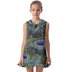 Kids  Pilgrim Collar Ruffle Hem Dress 