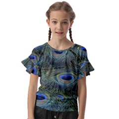 Kids  Cut Out Flutter Sleeves 