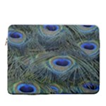 Peacock Feathers Details 15  Vertical Laptop Sleeve Case With Pocket