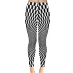 Circles Checkered Abstract Abstraction Art Everyday Leggings 