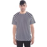 Circles Checkered Abstract Abstraction Art Men s Sport Mesh T-Shirt