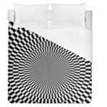 Circles Checkered Abstract Abstraction Art Duvet Cover (Queen Size)