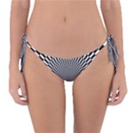 Circles Checkered Abstract Abstraction Art Reversible Bikini Bottoms