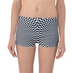 Circles Checkered Abstract Abstraction Art Reversible Boyleg Bikini Bottoms