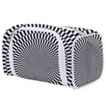 Circles Checkered Abstract Abstraction Art Toiletries Pouch