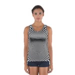 Circles Checkered Abstract Abstraction Art Sport Tank Top 